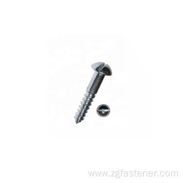 Steel slotted pan head tapping screws / slotted tapping screws